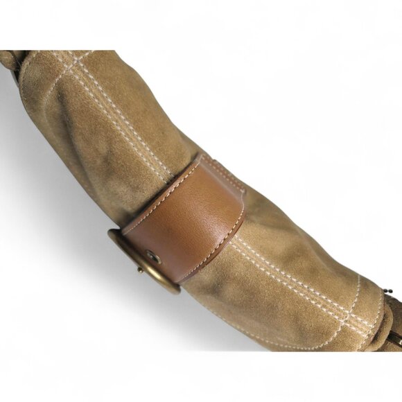 Vintage COACH Y2K Soho Suede Shoulder Bag in tan - Picture 15 of 15